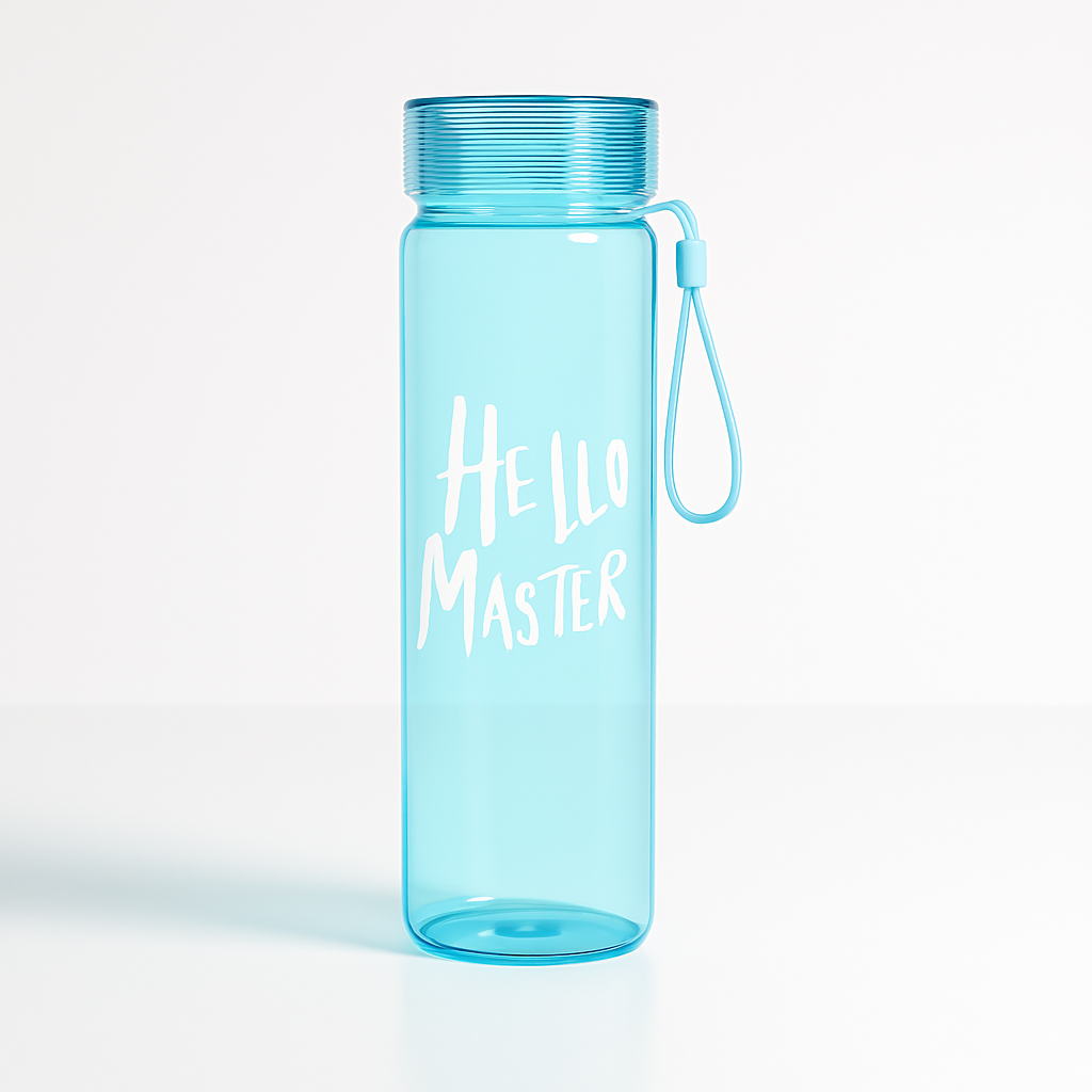 Transparent Frosted Water Bottle