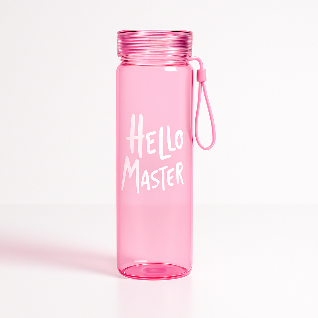 Transparent Frosted Water Bottle