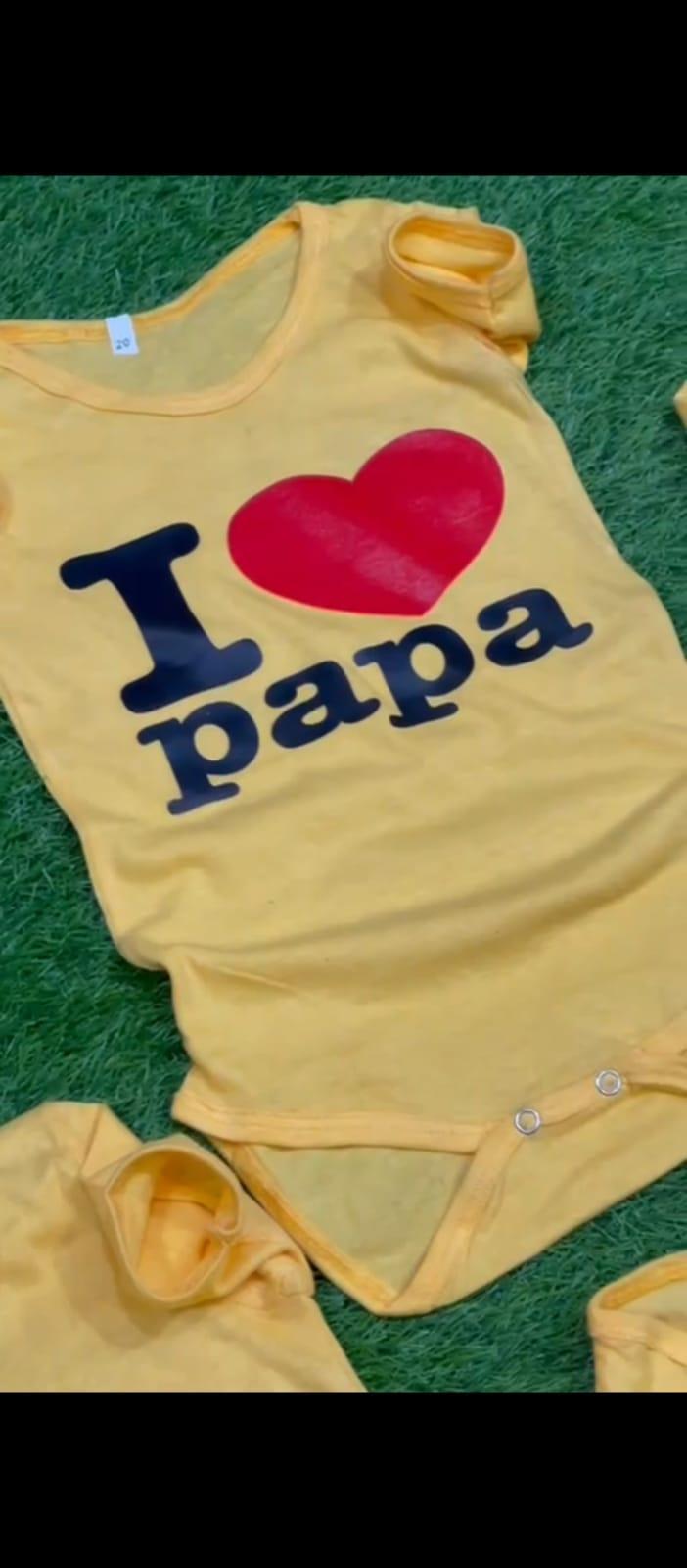 Baby Girl Jersey Printed Romper Set