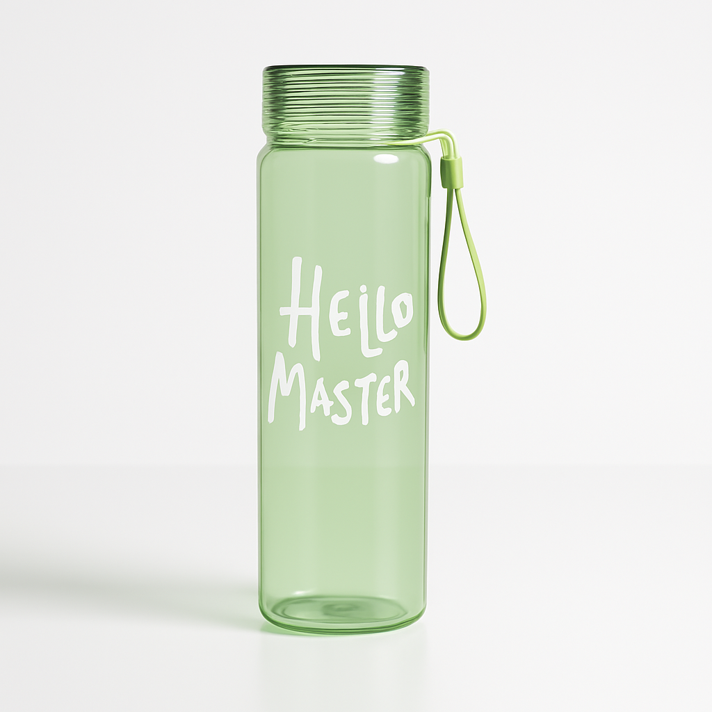 Transparent Frosted Water Bottle