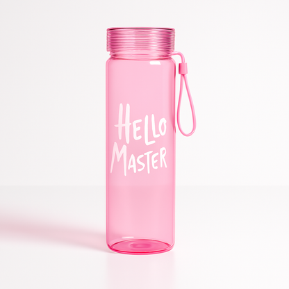 Transparent Frosted Water Bottle