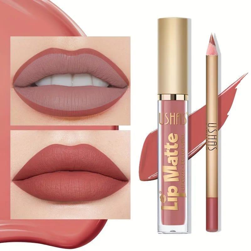 2 In 1 Lipstick And Lip Liner Set