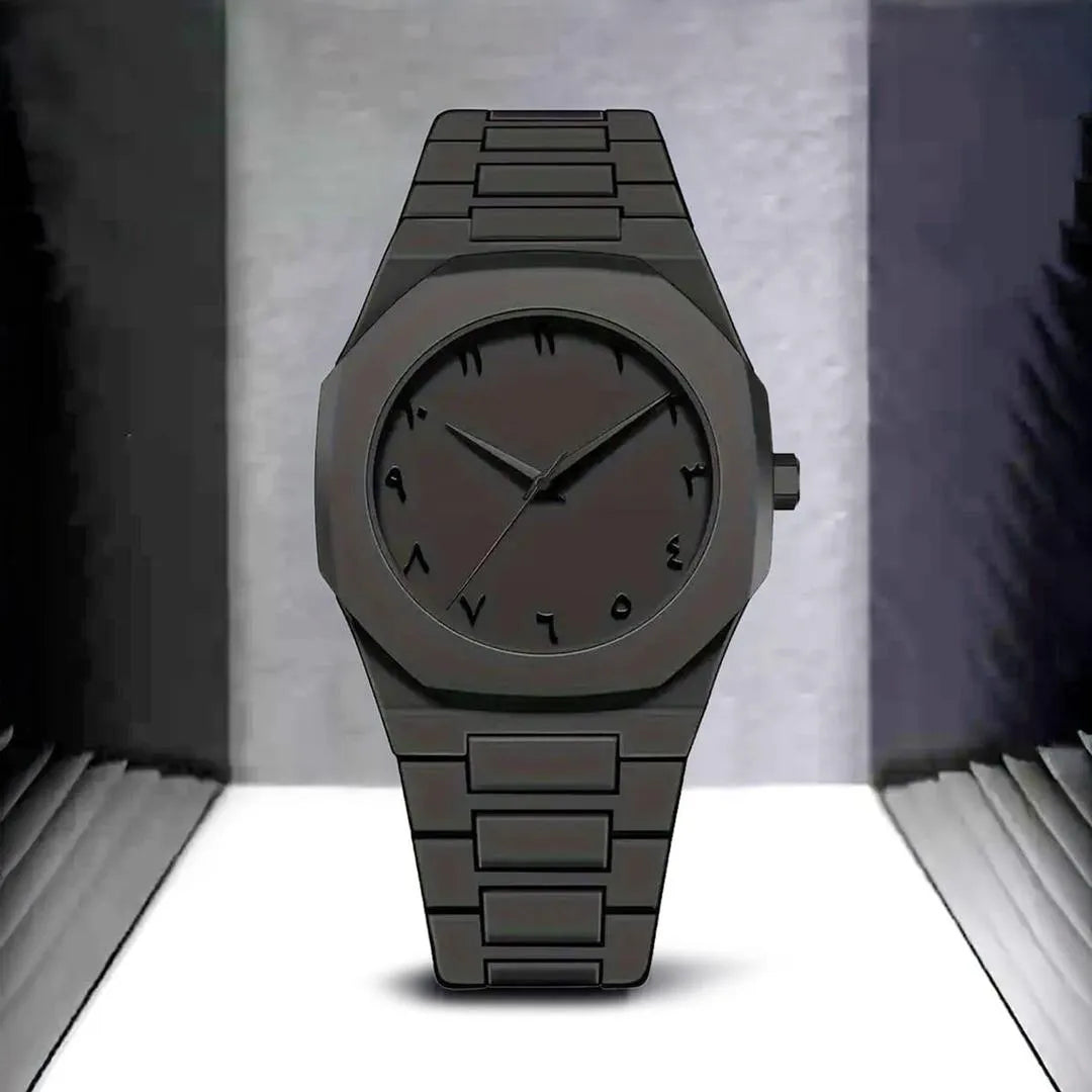 Men's Movement: Quartz, Water Resistance, Rotate Case Ring, Pull And Push Crown, Fold Clasp Watch