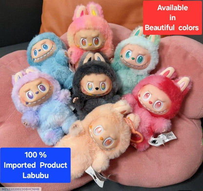 Multicolor Silicone Labubu Doll - 1 Pc for Kids