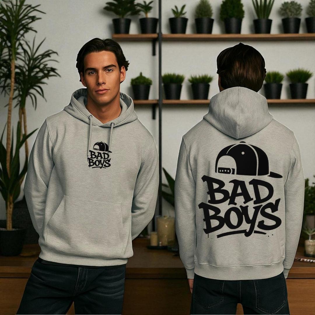 1 Pc Men's Fleece Printed Hoodie