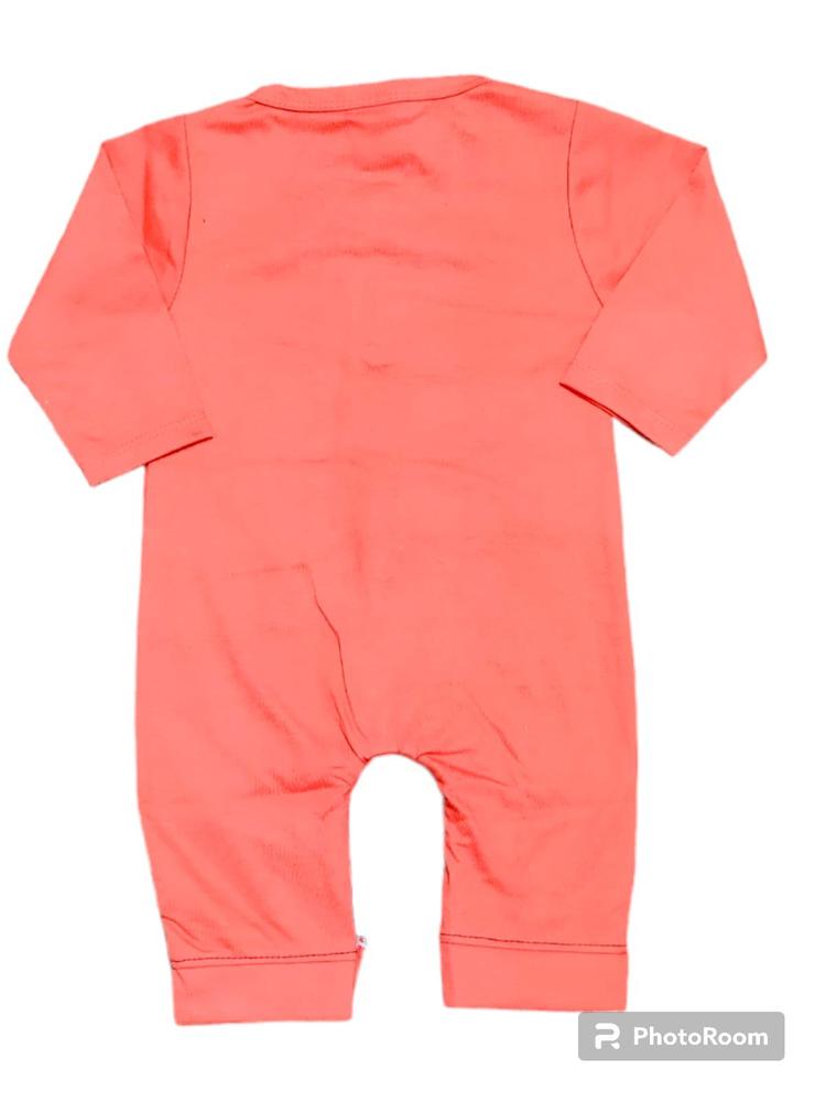 2 Pcs Unisex Stitched Denim Printed Romper Set